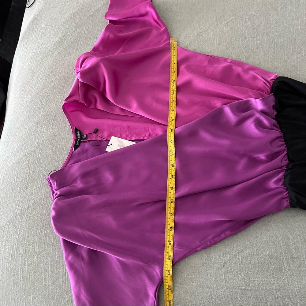 Strut & Bolt Two-Tone‎ Bodysuit Dark Light Purple Size Small - Picture 8 of 12